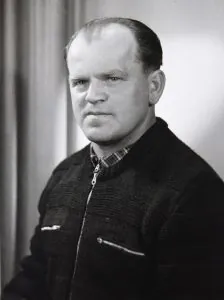 Otto Schüßler als LKW-Fahrer