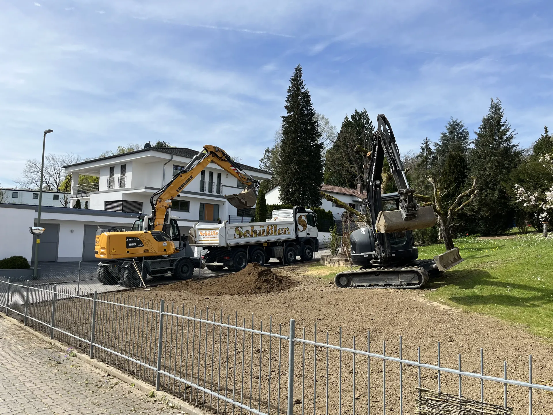 Attraktive Landschaftsarchitektur
