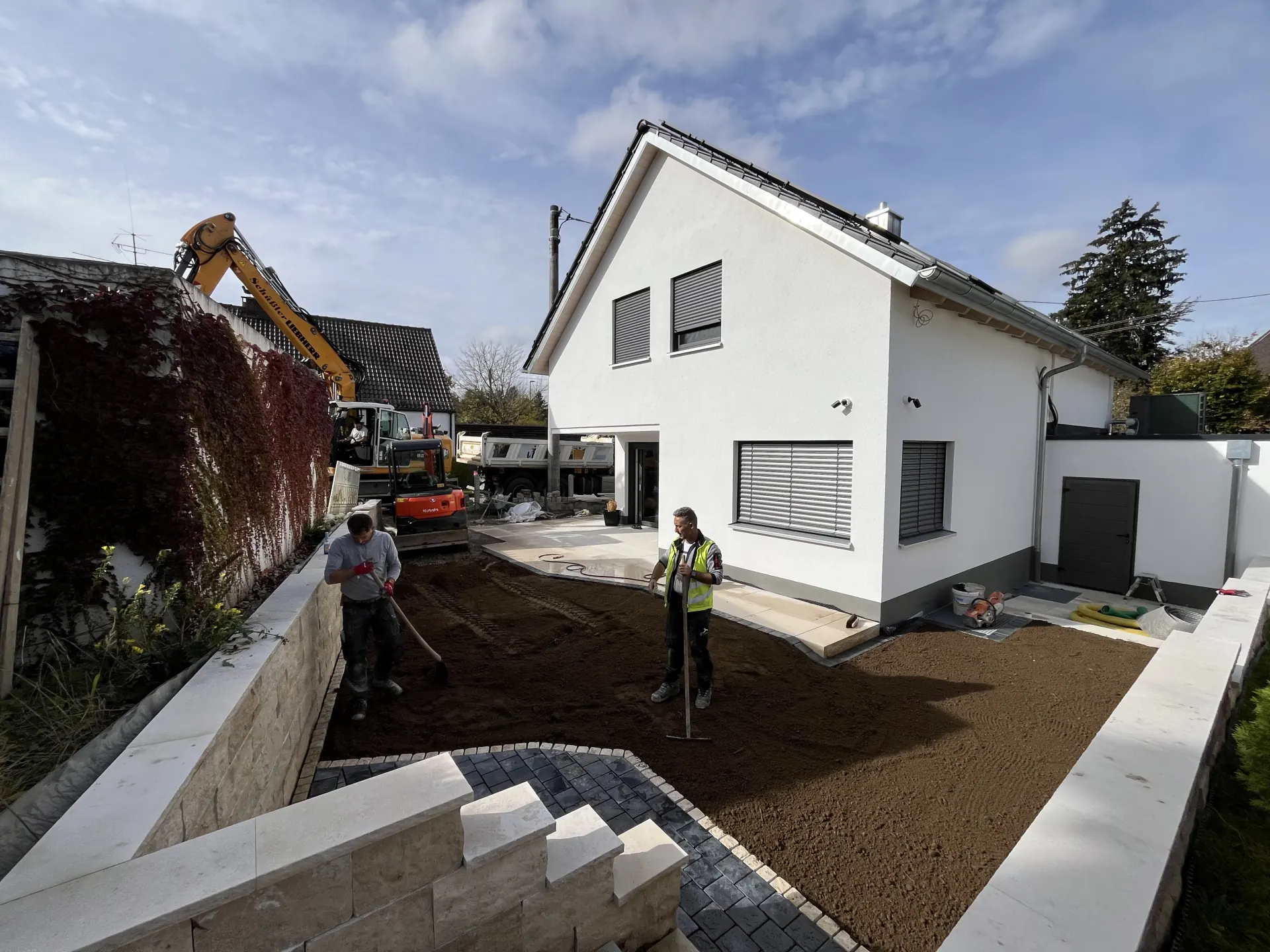 Attraktive Landschaftsarchitektur