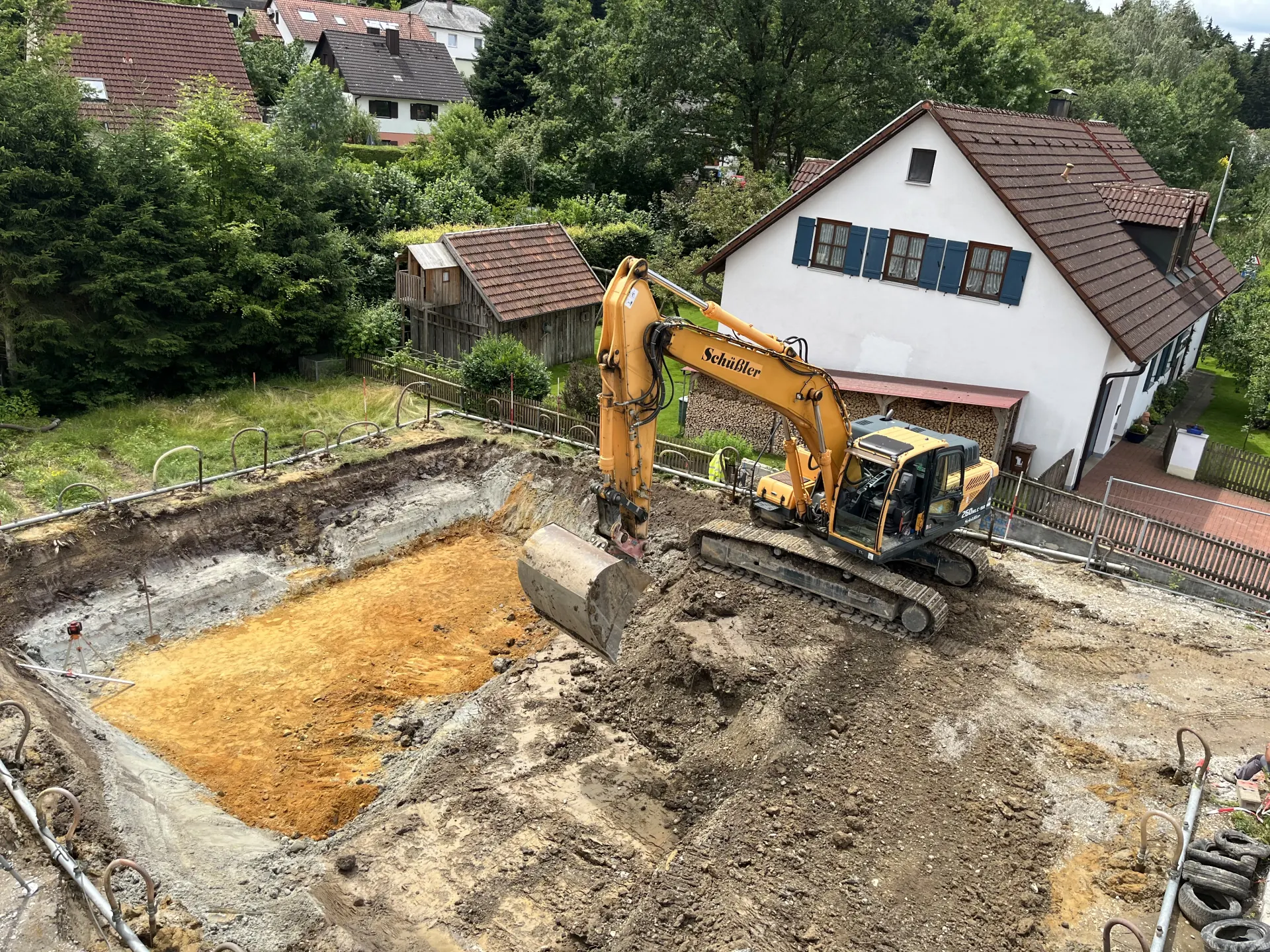 Erdarbeiten im Einsatz
