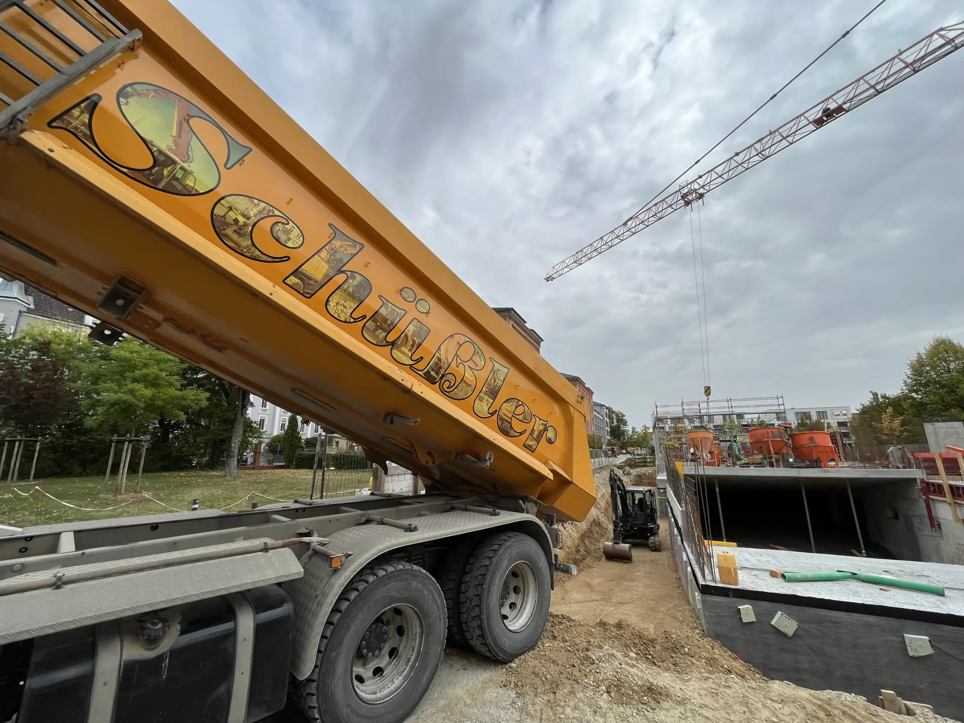 Sicherer Transport von Materialien