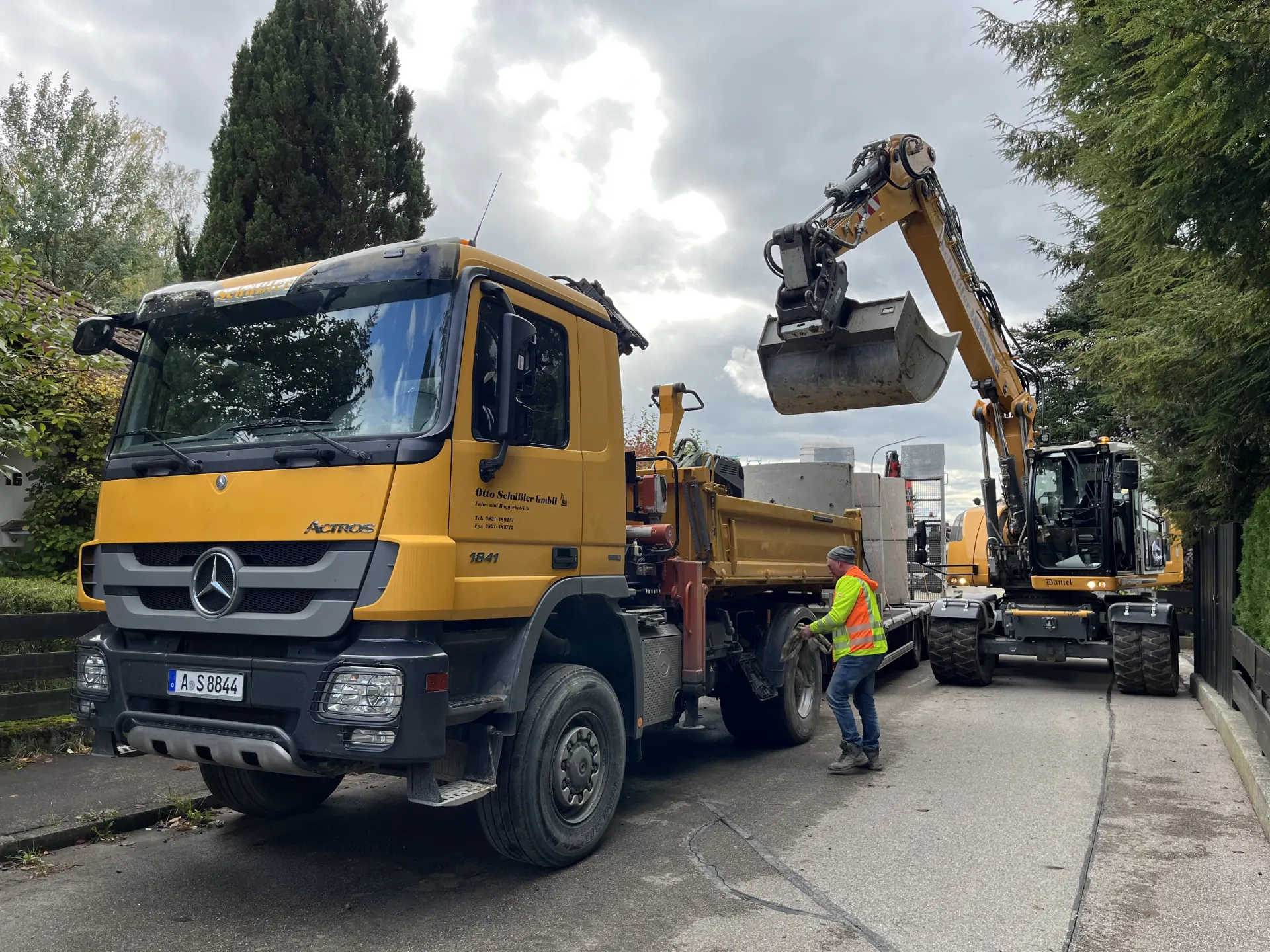 Sicherer Transport von Materialien